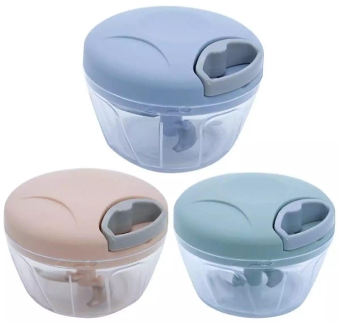 Green Manual Food Chopper – Hand-Pull Vegetable & Meat Cutter