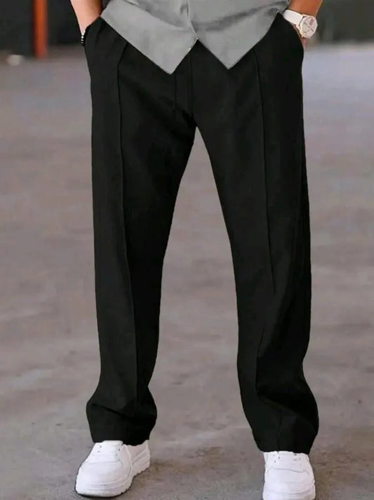 *Product Name*: Men's Dri Fit Plain Trouser - 1 Pc in Black
*