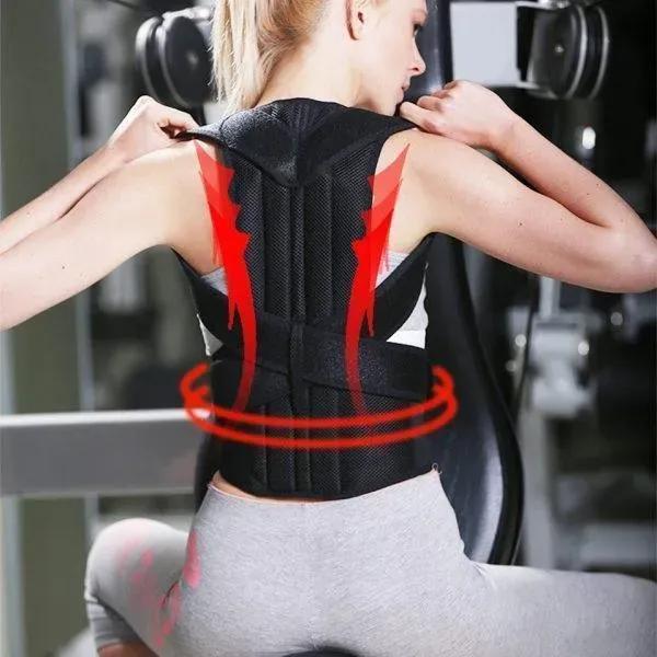 *Product Name*: Men Adjustable Mesh Posture Corrector Belt Black
*