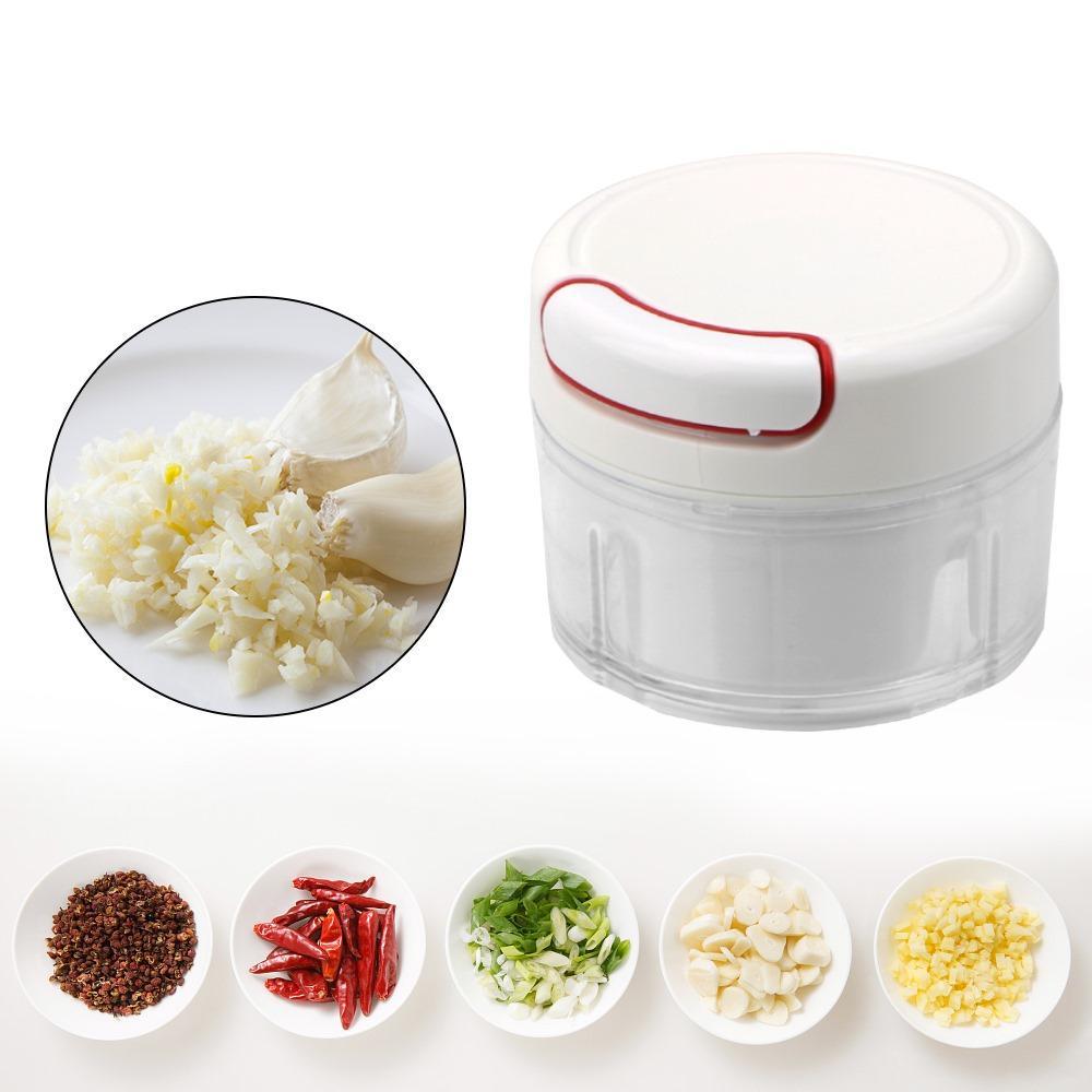 Manual Mini Food Chopper – Garlic & Vegetable Cutter